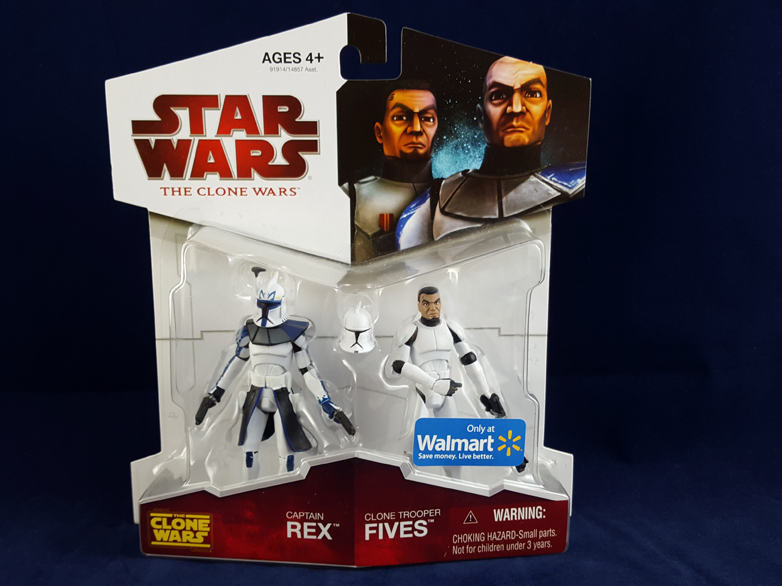 STAR WARS Clone Wars Captain Rex and Clone Trooper Fives Walmart ...